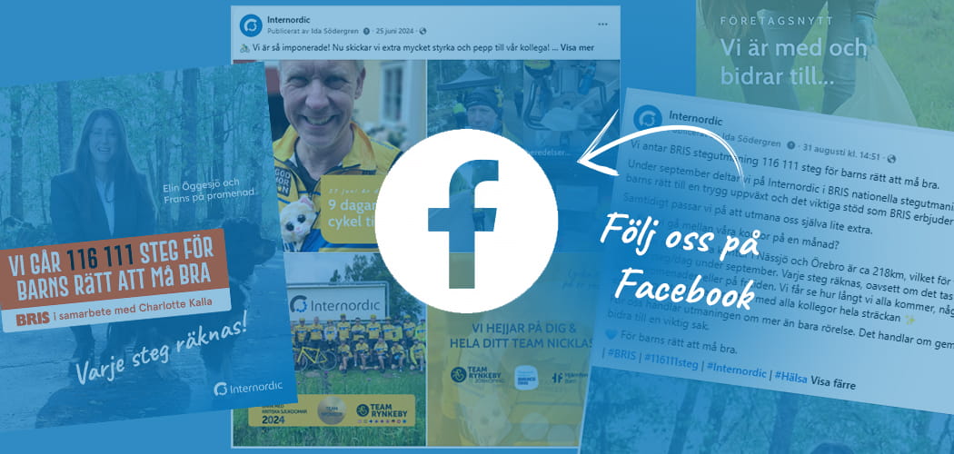 Internordic på FB Sociala medier