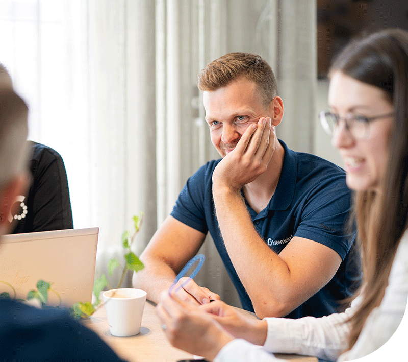 Möte på Internordic med flera personer