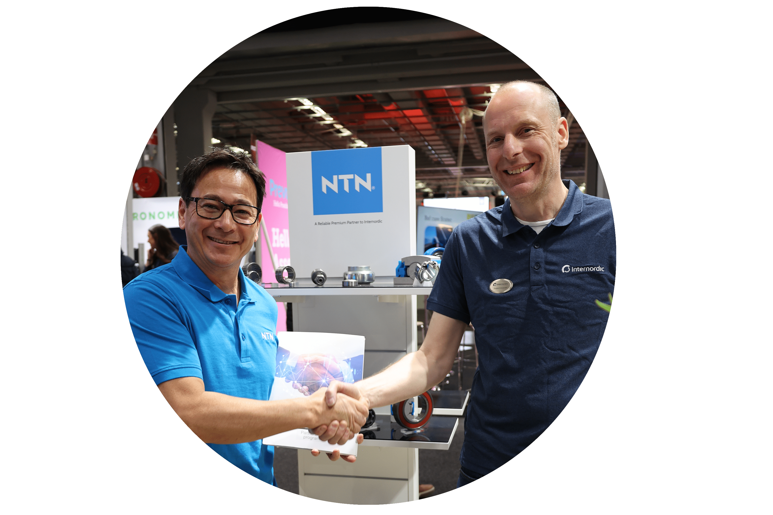 NTN ambassadörer bild skakar hand