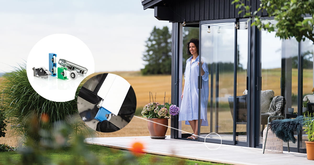 Hållare med hjul till Skånska Byggvaror kundcase