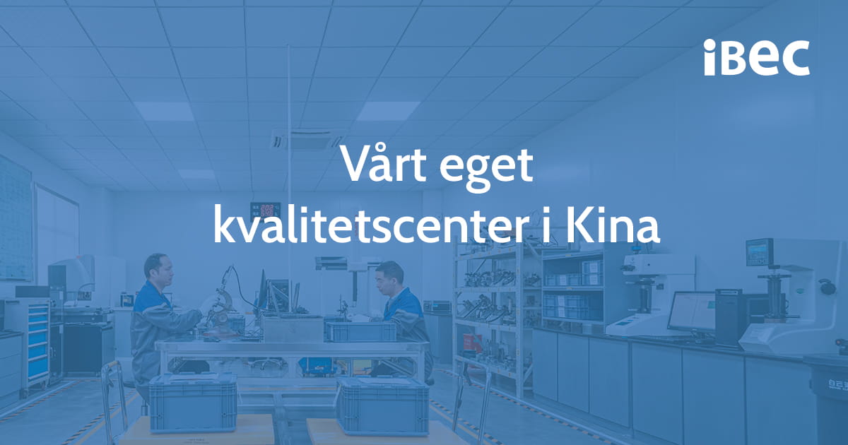 iBec, Internordics kvalitetscenter i Kina 2