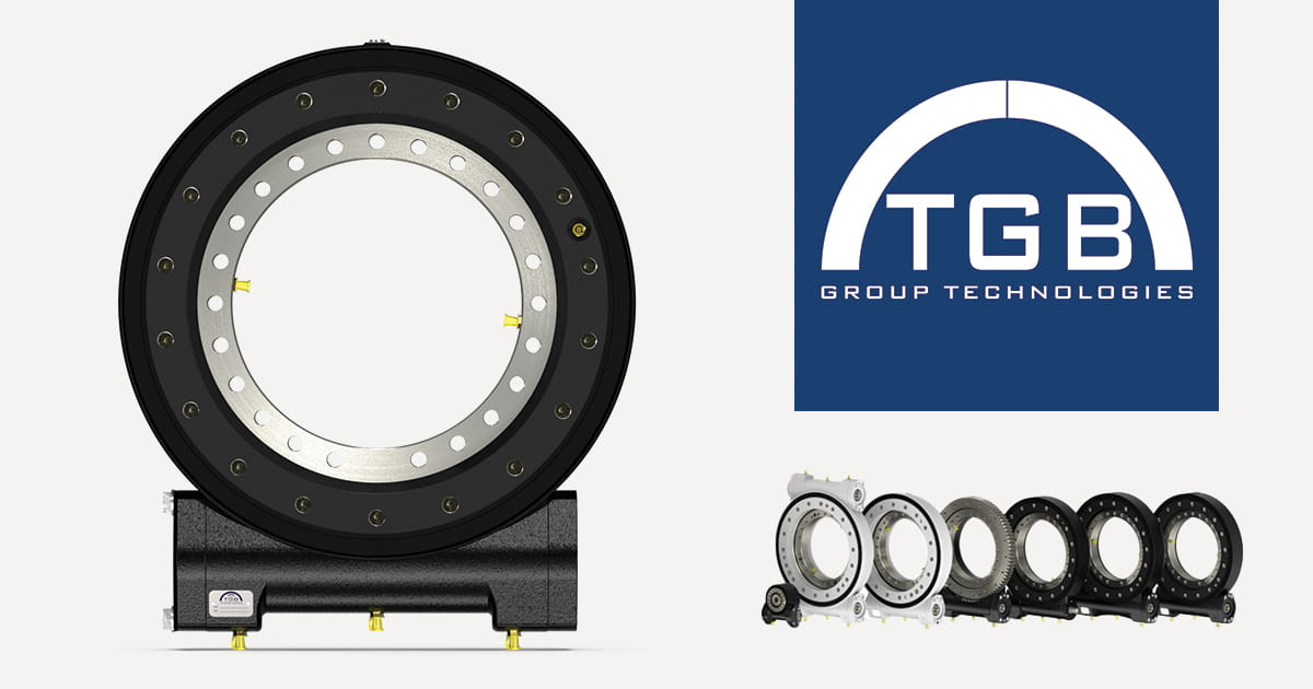 Svängkranslager från TGB