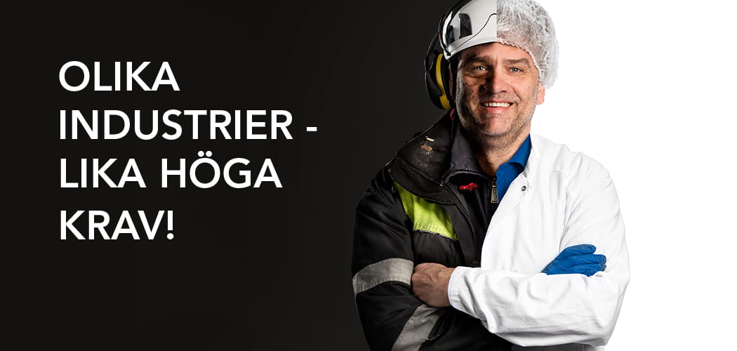 Lagerlösningar till olika industrier med höga krav