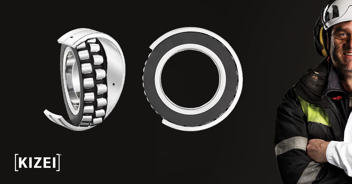 Sfäriskt rullager med unik plåttätning