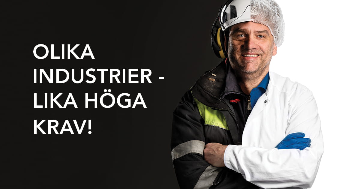 Lagerlösningar till olika industrier med höga krav