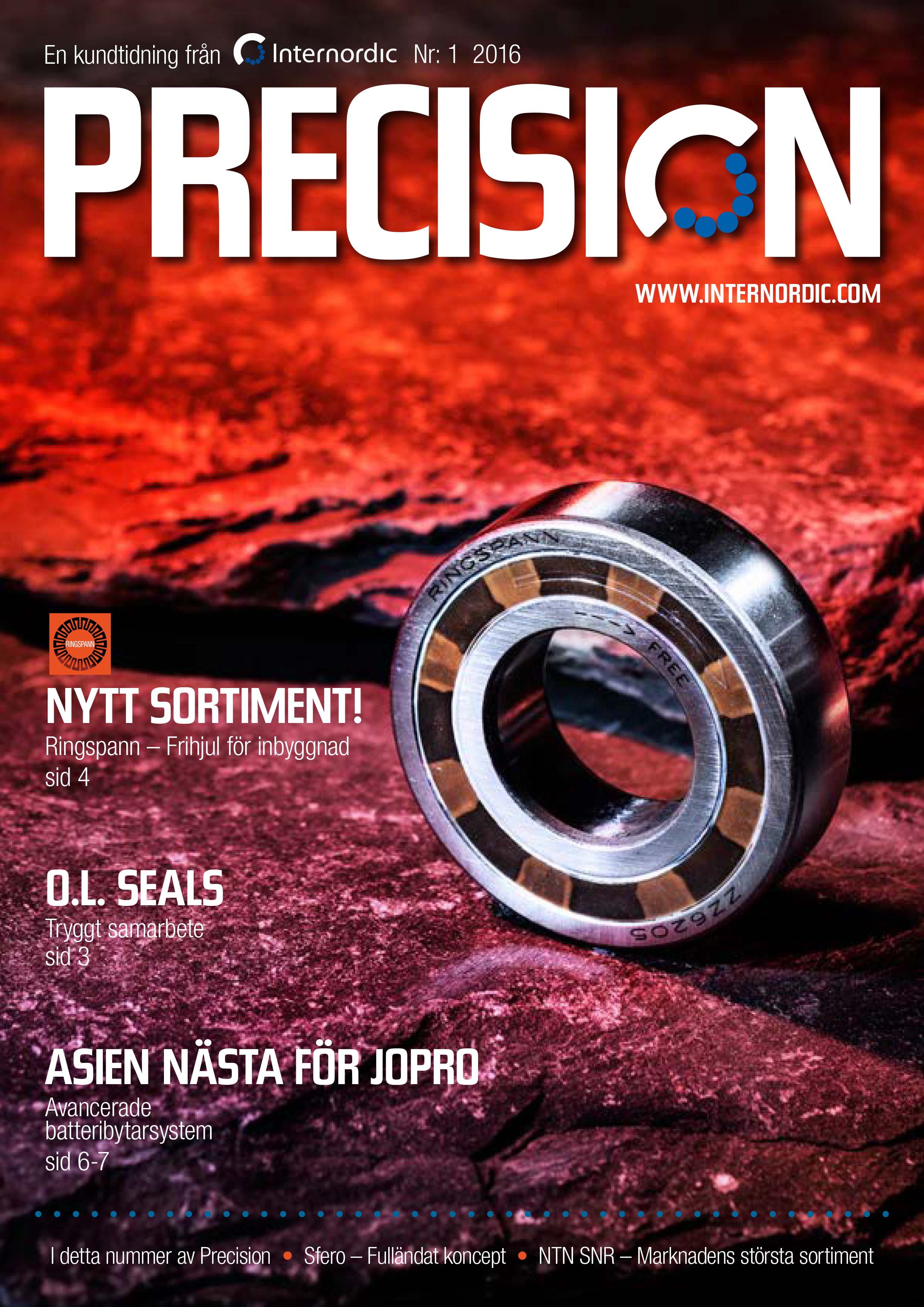 Framsida Precision NR 1 2016