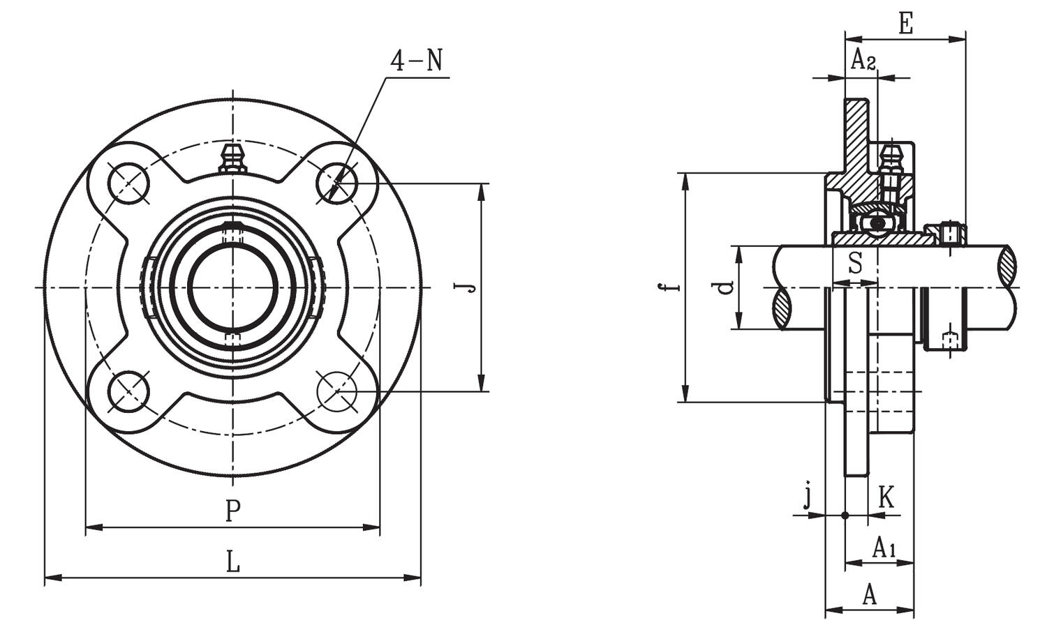 Drawing_Round_Flange_Cartridge_Units_NAFC2_Page_80_TR