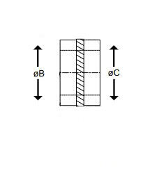 Kompressionsdämpare CL800 ritning