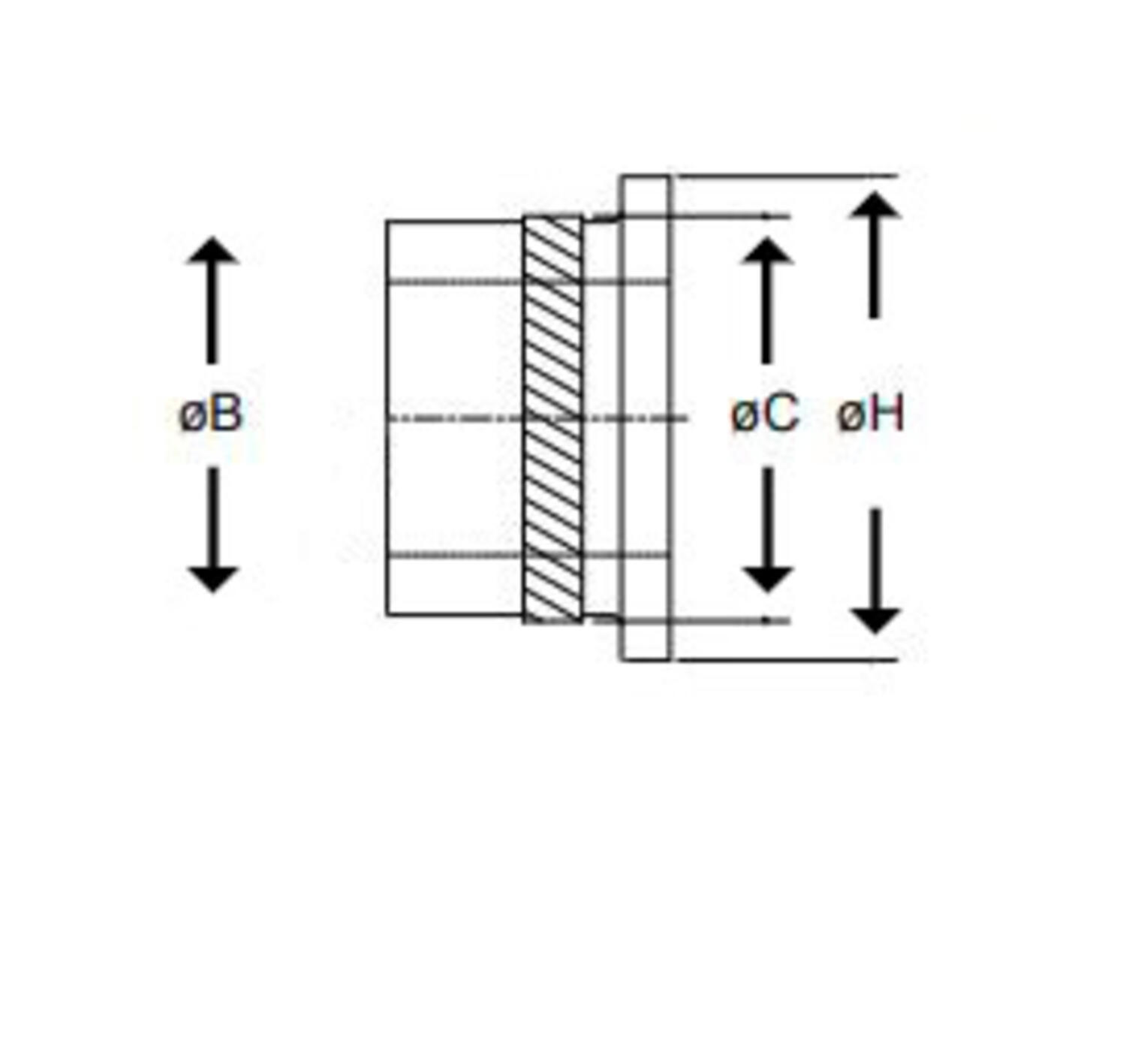 Kompressionsdämpare CL801 ritning